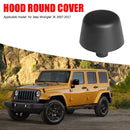 Rubber Hood Bump Stop Bonnet Bumper Cushion Black for Jeep Wrangler JK 07-17