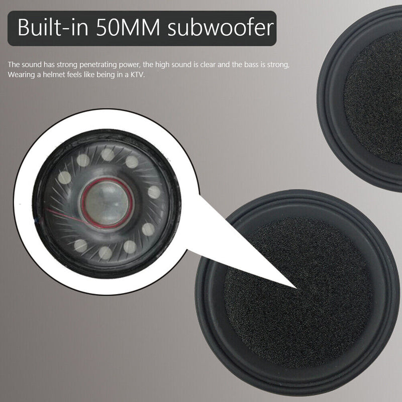 BT17 Handsfree Bluetooth V5.0 Headset for Motorcycle Motorbike Helmet Inter