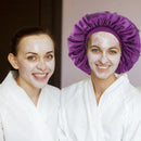 Satin Bonnet Silk Sleep Cap Adjustable Cap Salon Bonnet for Women Braids Hair