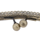 20.5cm Purse Frame Clutch Bag Clasp with Handle DIY Accessories(Bronze)