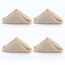 Soft Wedding Table Cloth Dinner Decor Square Table Napkins Faux Satin Cloth