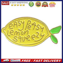 Lemon Brooch Pins Retro Enamel Badge Jacket Backpack Decor Jewelry for Kids