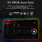 CoolMoon ARGB Controller 4 Pin PWM 5V 3 Pin Cooling Fan Wireless Remote Control