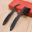 Cleaning brush for bicycle chains, nylon, for cleaning cyclists
