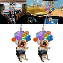 Cartoon Cute Dog Car Hanging Ornament with Colorful Sale Deco Balloon GOOD F9Q4