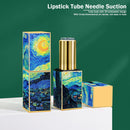 Lipstick Pin Cushion Retractable Sew Needle Oil Painting Tube (Starry Sky)