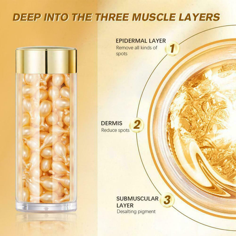 90pcs Retinol Serum Capsules Revitalizing Brightening Wrinkles P6M2