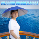 Foldable Head Umbrella Hat Golf Outdoor Sun Shade Headwear Fishing Camping
