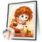 Little Girl 40x50cm Oil Paint By Numbers Picture DIY Painting