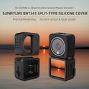 Silicone Case for DJI Action 2 Camera Protecticve Cover Cage (Dual-screen) Newly