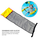 Floating Water Hammock Lounger Swimming Pool Chair Bed Net Cover (Yellow) Newly
