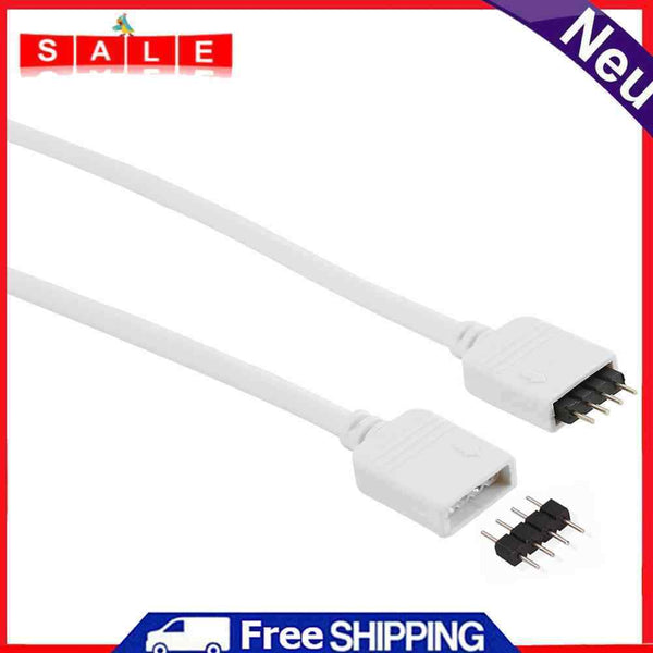 4Pin LED Strip Light Extension Cable RGB 5050 3528 Lighting Connector Wire Cord