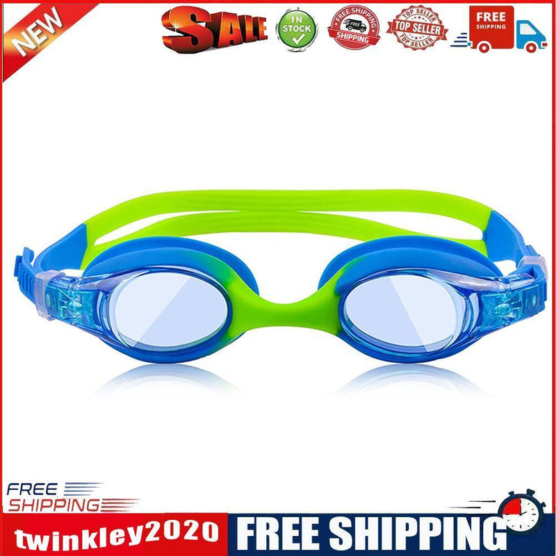 Kids Swimming Goggles Anti Fog Training Swim Glasses for Boys Girls (Green)