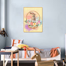 5D Painting Kit DIY Flower Basket Rabbit Full Round Diamond Mosaic