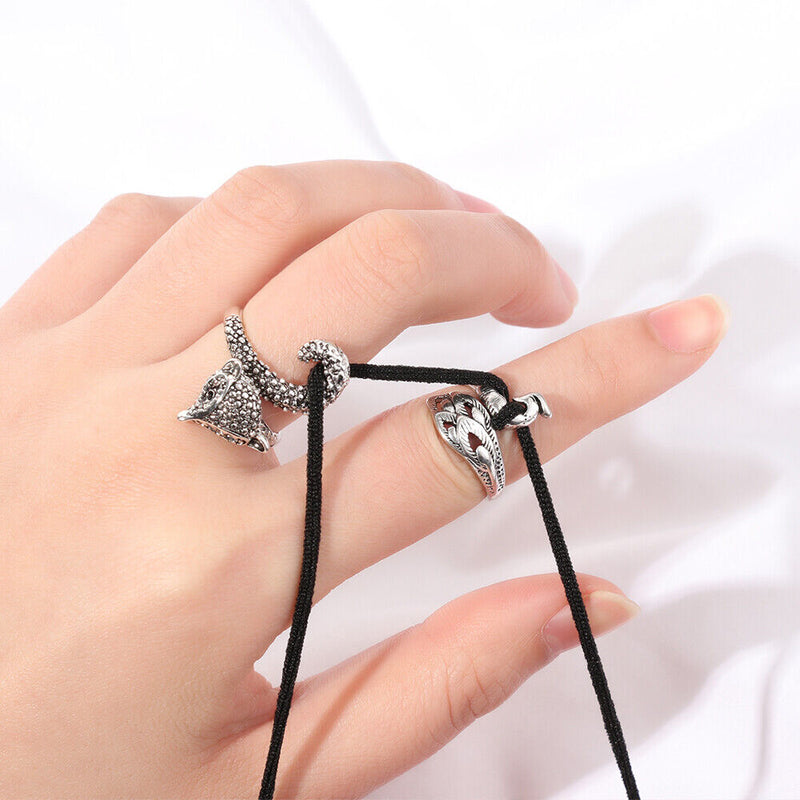 Yarn Guides Thimble Finger Wear Sewing Hook Open Ring Crochet Loop Knitted Ring