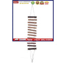 Wood Parrot Bridge, Cage Hammock Swing, Bird Toys for Parakeet Budgie Cocka