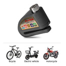 Motorcycle Bike Alarm Sound Lock Waterproof Security Anti-theft Disc Brake