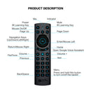 G20BTS PLUS Smart Voice Remote Control 2.4G RF Air Mouse Wireless for TV Box