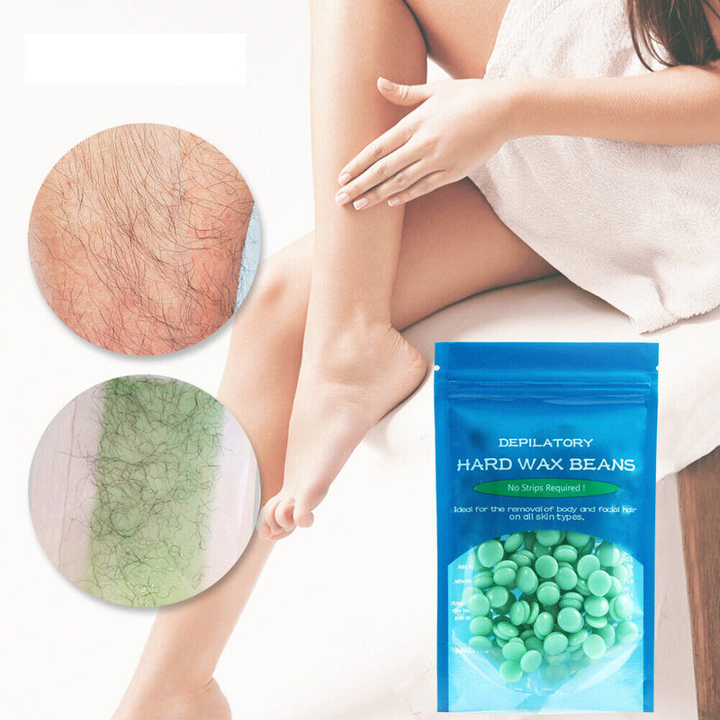 #A Wax Beans Depilatory Hard Wax Beans for Face Legs Arm Armpit Body Skin Care