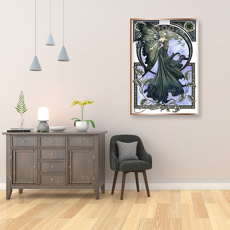 5D DIY Diamond Painting Butterfly Fairy Special Shaped Drawing Kits Home Decor