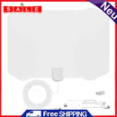 JUNERAIN TV Antenna Indoor Antenna White 80 Eyelashes with Amplifier Signal Digital H
