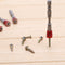 5pcs 65mm Magnetic Plasterboard Drywall 1/4" Hex Shank Screwdriver Bits Newly
