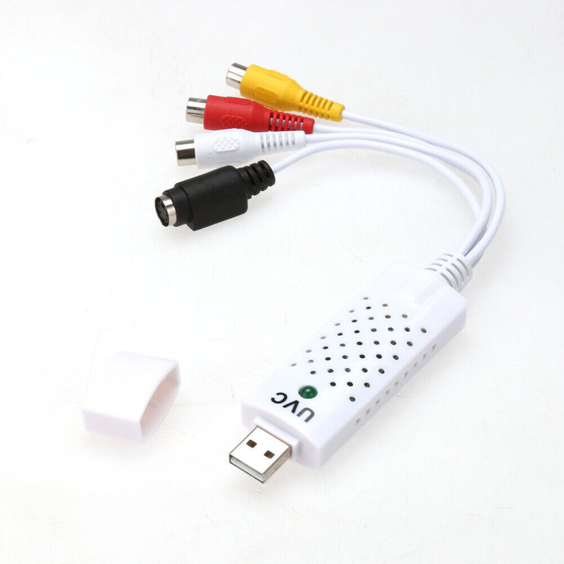 USB 2.0 Converter Audio Video Capture Grabber Adapter for Win XP 7 8 10 Newly
