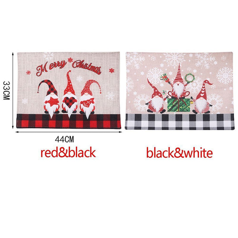 Dining Home Decor Table Mats Coasters Christmas Ornaments Christmas Placemat