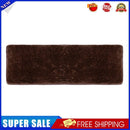 3pcs Fluffy Rugs Anti Slip Doormat Carpet Floor Mat(Coffee)