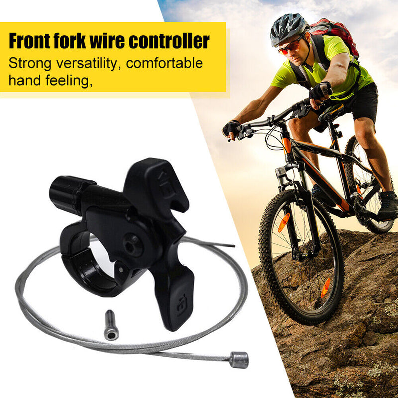 Remote Lockout Wire Control Lever MTB Bike Suspension Fork Switch (02)