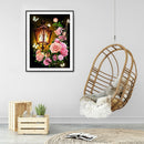 Flower LAMP Diamond Painting 5D DIY Full Round Drill Rhinestone Picture