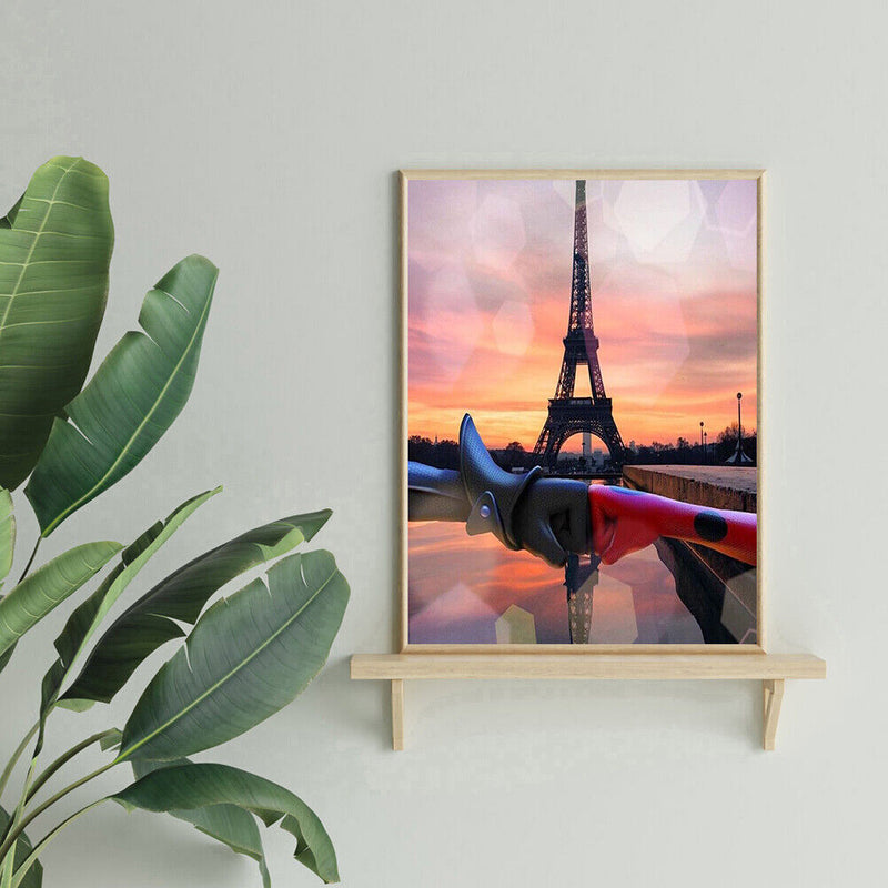 Eiffel Tower 40x50cm Oil Paint By Numbers Picture DIY M437
