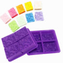 DIY Craft Cake Mould Soaps Supplies Silicone Soap Mold Flower Shaped