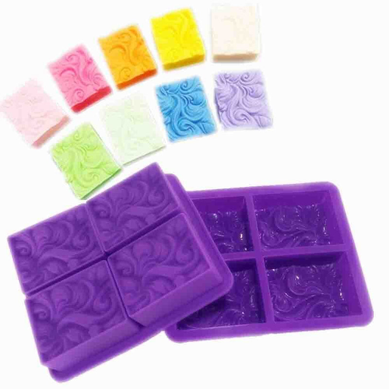 DIY Craft Cake Mould Soaps Supplies Silicone Soap Mold Flower Shaped