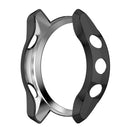 Plated TPU Case for Garmin Forerunner 745 Cover Bumper Protector (Black) Newly