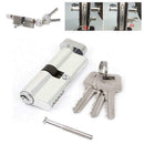 Thumb Turn Cylinder Euro Barrel Door Lock Core Anti Key Anti Drill Extra 3 W6G2