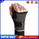 Men Women Fitness Wrist Guard Arthritis Wristband Safety Brace Support (L)
