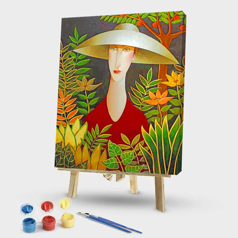 Peasant Women DIY Painting By Numbers Art Pictures Hand Painted Canvas Art Craft