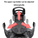 Damping Multifunction Vehicle Storage rack 2 in 1 Double layer Cup holder Car