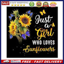 DIY Full Round Drill Diamond Painting sunflower and english Mosaic Rhinesto