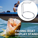 Removable Fishing Wheel Rack Stainless Steel Spinning Reel Display Bracket Newly