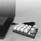 Macro Bluetooth-compatible Keyboard Programmable Mechanical Keypad (White)