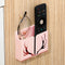 Phone Wall Mounted Holder with Plug Charging Sundries Organizer Box (Pink) Newly