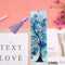Leather Tassel Flowers Letter DIY Special Shaped Diamond Best Bookmark U0N2 O0D9