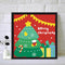 Digital Painting Frameless Cartoons Christmas DIY Painted By Numbers on Canvas