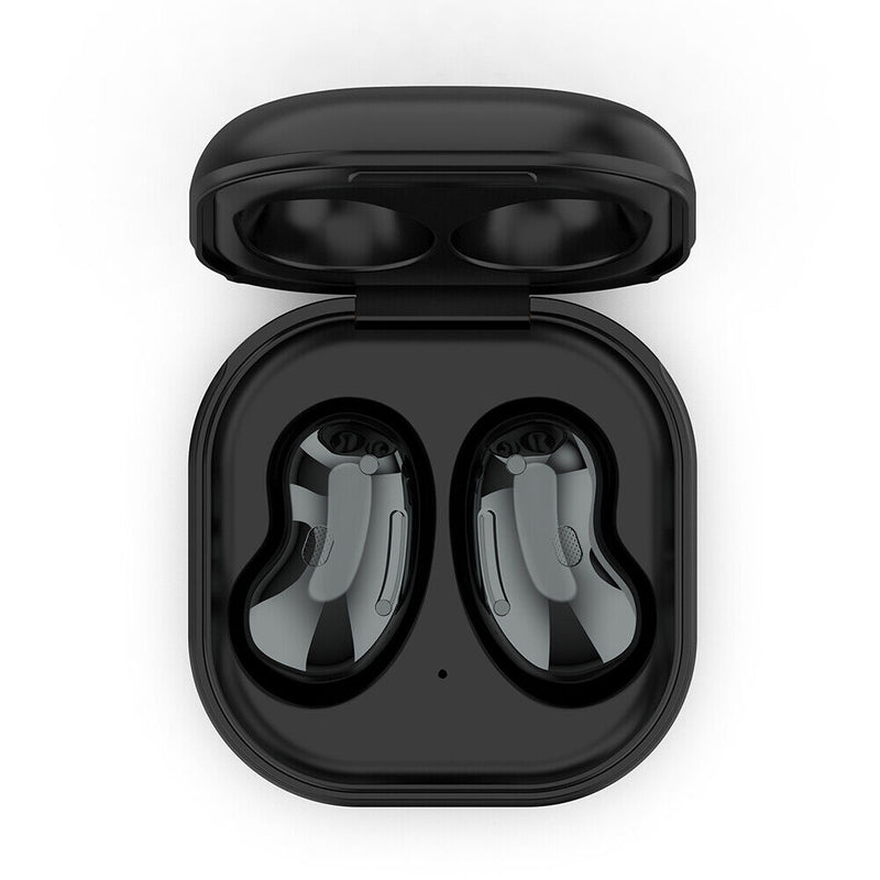 Earphone Charger Cable Charging Protective Box for Galaxy Buds Live (Black)