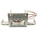 Aluminum Front Bumper Light Bar for 1:14 Tamiya Scania 56323 620 730 RC Crawler