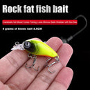 4.5cm 4g Wobbler Fishing Lure Crankbait Mini Bait Fishing Tackle (5pcs)