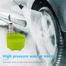 6 in 1 Adjustable Nozzle for 1/4 inch 3000psi High Pressure Washer (Green) Newly