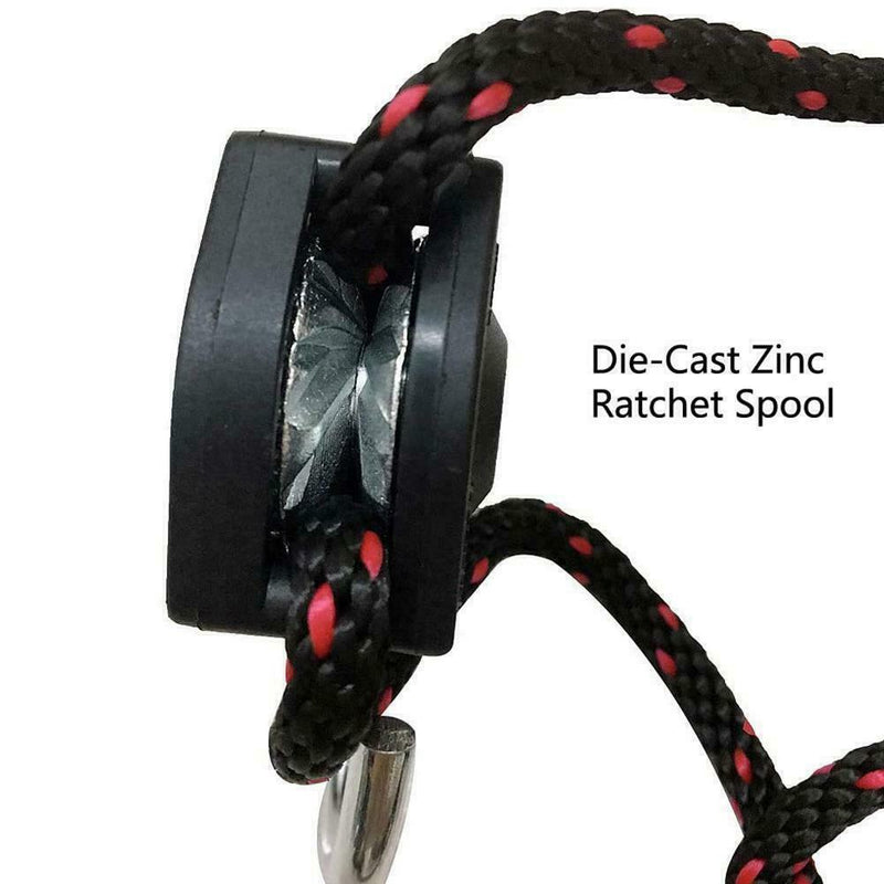Ratchet Kayak Canoe Bow and Stern Tie Down Strap Rope Hanger Adjustable K U J4P9